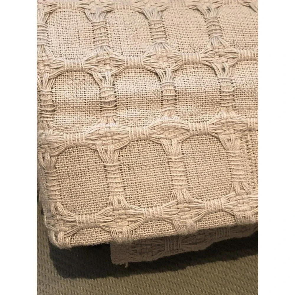 New Luxury CHATEAU COLLECTION Shower Curtain 100% Cotton Embroidered 72” Gray